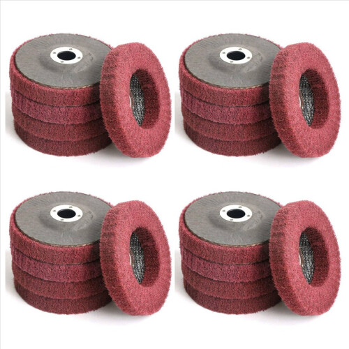 5Pcs 4 Inch Polishing Grinding Wheel,Scouring Pad for Angle Grinder