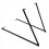 2 Pair Archery Target Bracket Training Targets Boards Target Stand 2