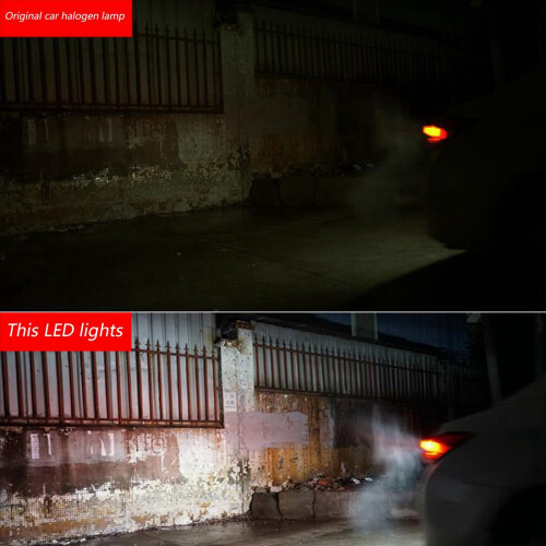 10 τεμάχια λάμπα αυτοκινήτου T20 7440 W21W LED Canbus φώτα οπισθοπορείας 7443 LED 1