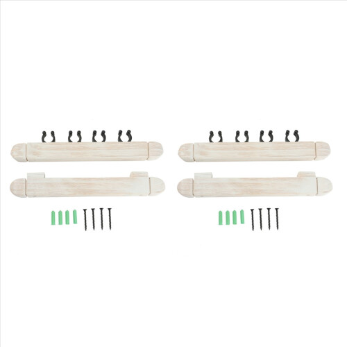 2 Pair Pool Cue Rack, Billiard Stick Holder, Pool Table Rods Clip
