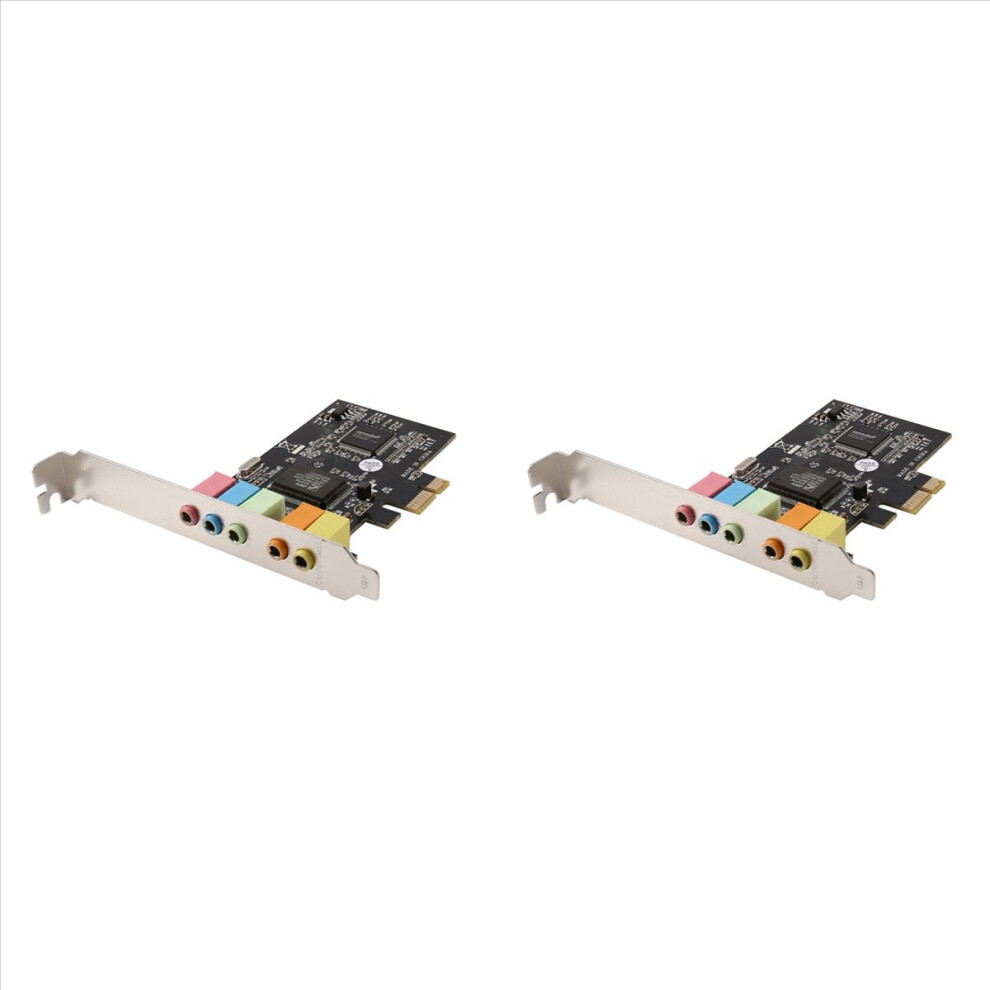 Pci-E X1 Cmi8738 Chip 32/64 Bit Sound Card Stereo 5.1 Channel For P 4853004618261