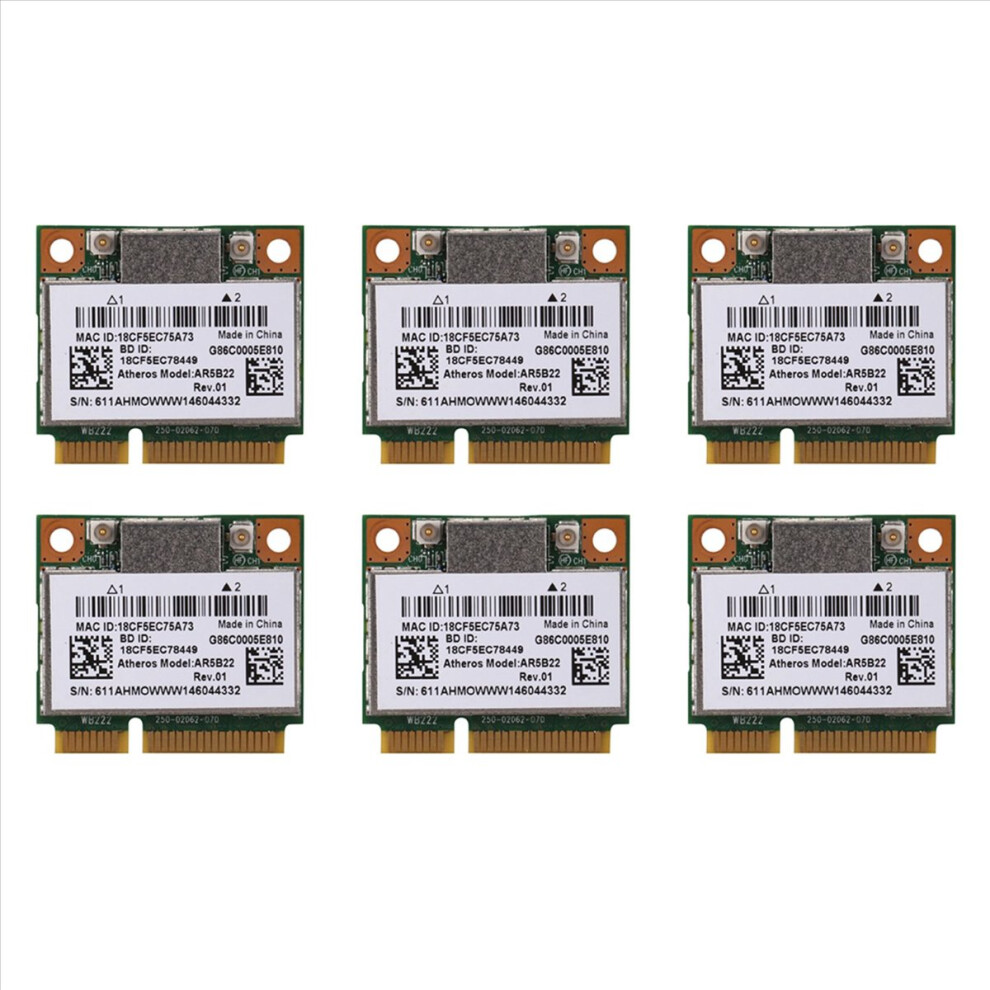 Ar5b22 2.4/5Ghz Dual Band Wifi Card 802.11Ac For Y400 Y500 4853004618537