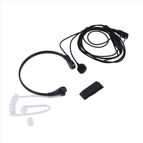 Throat Microphone Vibration Headset Earpiece for Uv-5R 2