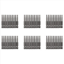 6,3 mm sekskantskaft 4 mm T20 magnetisk spiss Torx-skrutrekkerbits 10 stk.