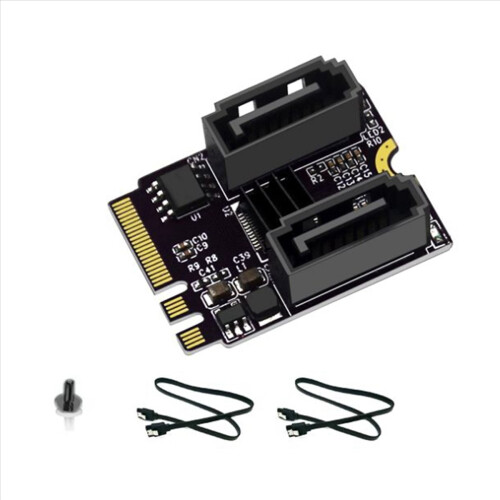 M2 til SATA3.0 udvidelseskort NØGLE A + E WIFI M.2 til SATA harddisk 2
