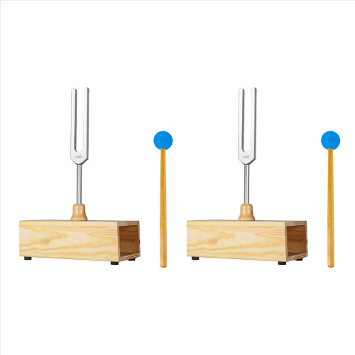 440HZ Tuning Fork, Κουτί Συντονισμού Tuning Fork, για Ηχοθεραπεία, Γιόγκα
