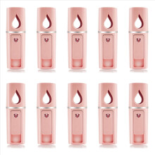 Bærbar Nano Mister Mini Steamer Forstøver Rosa