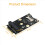 Adaptor Wifi M.2 Placă de rețea wireless Mini PCIE la M2 4