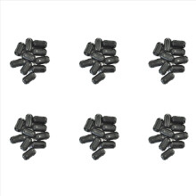 10 stk. bevegelig 7 mm indre diameter svart ferrittkjerne ringkabelklips