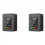 2X 5 in 1 Luchtkwaliteitsmonitor, USB oplaadbare CO2-detector Zwart 1