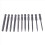 11Pcs 75Mm Magnetische S2 Stahl Schraubendreher-bits Hex Torx Kopf 3