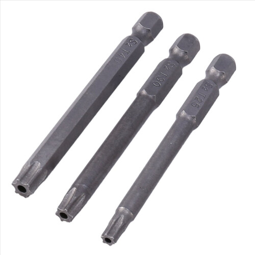 11Pcs 75Mm Magnetische S2 Stahl Schraubendreher-bits Hex Torx Kopf 1