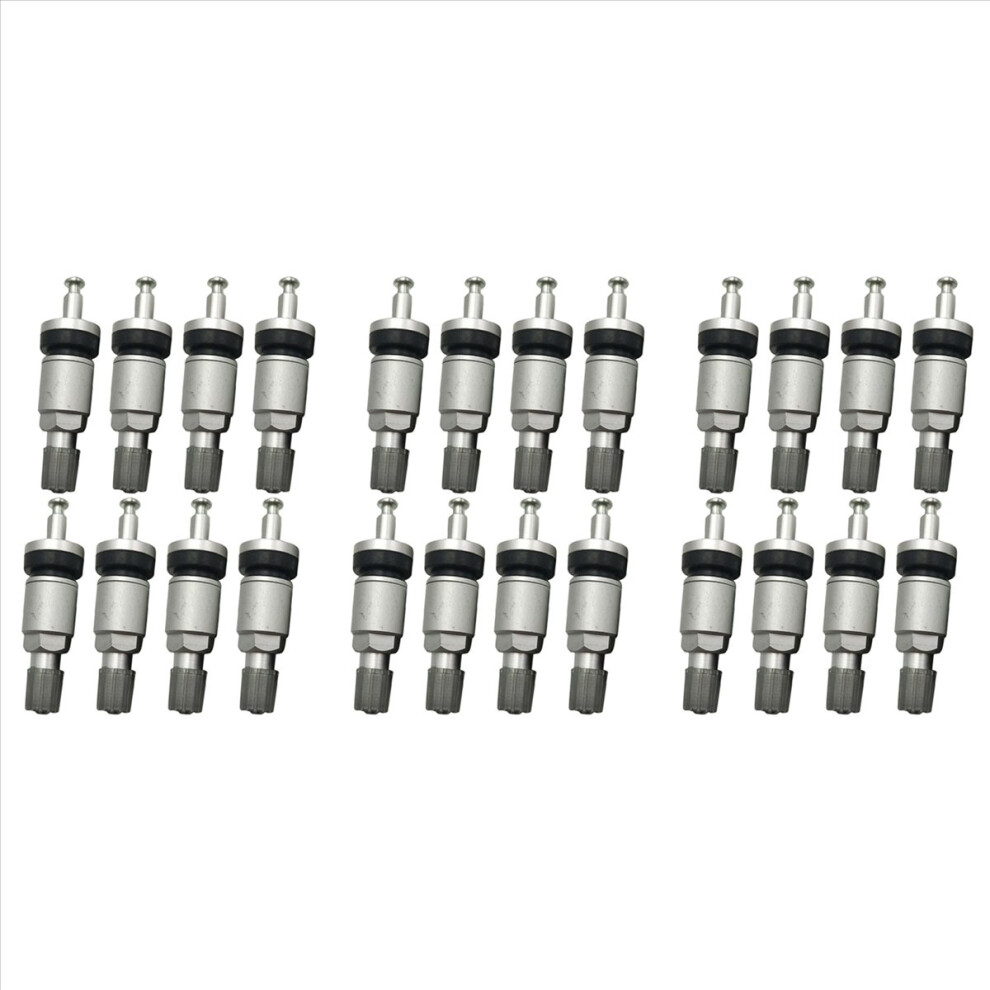 8Pcs Tpms Tire Valves For Alloy Tubeless Valve Repair Kit Silver 4851216628931