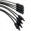 Y-type 4 til 1 adapter solpanelkabelledningsstikadapter 4
