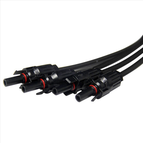 Y-type 4 til 1 adapter solpanelkabelledningsstikadapter 1