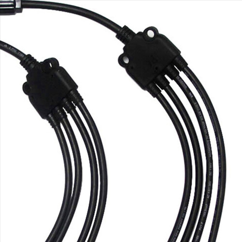 Y-type 4 til 1 adapter solpanelkabelledningsstikadapter 2