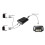 USB 2-ind/1-ud printer, 2-ports manuel KVM-konverter sort 4