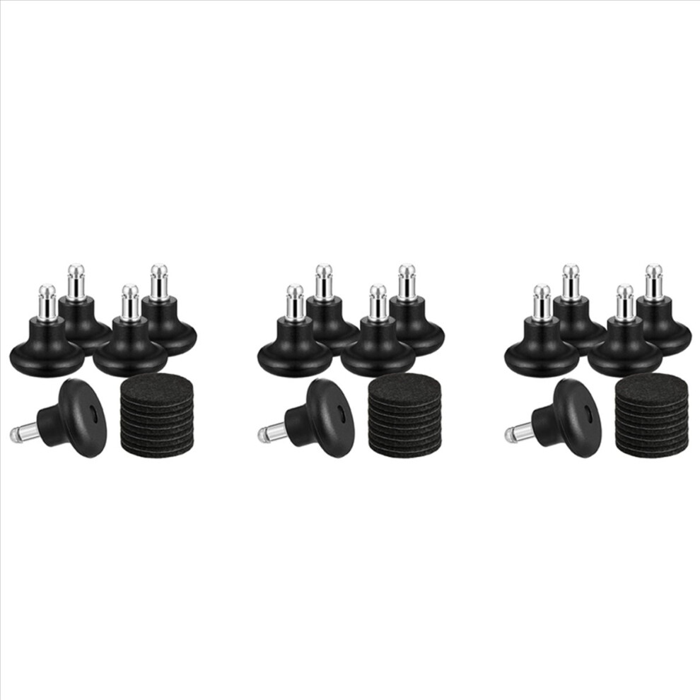5 Pack Bell Glides For Office Chair Without Wheels,Stationary Castors 4851216634529