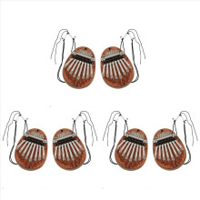 2 stuks Kalimba duimpiano 8 toetsen mini duimpiano vingerpiano mini