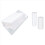 200 peças de saco branco de 5 x 10 polegadas para 567G, filme retrátil de transferência de calor 2