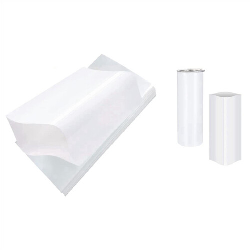 200 peças de saco branco de 5 x 10 polegadas para 567G, filme retrátil de transferência de calor 1