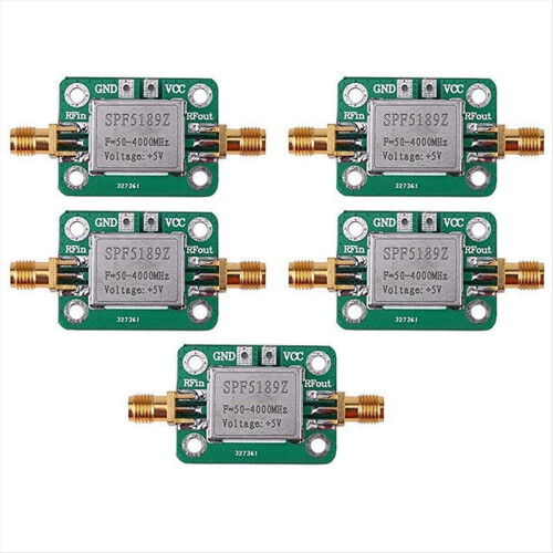 Ενισχυτής 5X, LNA χαμηλού θορύβου 50 έως 4000MHz SPF5189Z Ενισχυτής