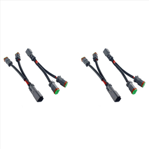 Y Type Leads Deutsch DT DTP 2 Pin Socket Adapter for LED Pod