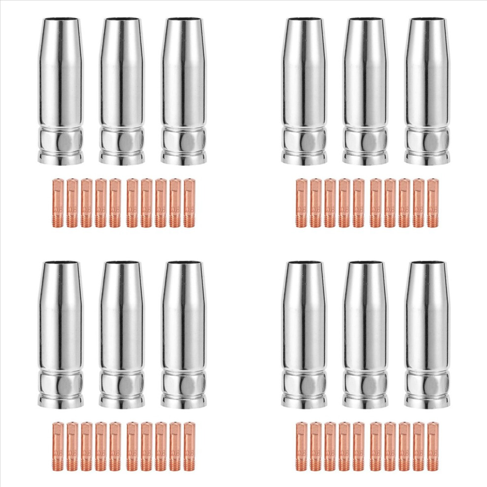 13Pcs Co2 Mig Welding Torch Aircooled Mb 15Ak Contact Tip Holder 4851216636950