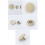 60Pcs Diy Dachhimmel Reparatur Kit Fix Schlaffe Headliner Pin Beige 3