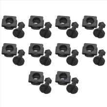 Motorkap onderbak wielkast schroef zwart voor 91501-SS8-A01