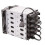 stk. molex 4-bens IDE til 5 SATA 15-bens harddisk strømsplitterkabel 4
