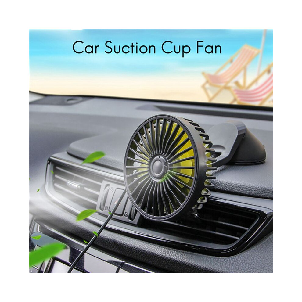 Universal Large Wind Three Speed Control Usb Suction Cup Fan 12V 24V 4851216640636