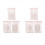Lot de 108 rubans adhésifs double face pour perruques sans brillance 3