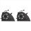 2x ventilátor chlazení procesoru pro notebook Pavilion 15-CW 15-CS0053 1