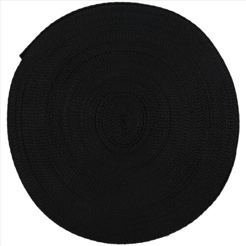 25mmx20m Roll Nylon Tape Strap For Webbing Bag Strapping Belt- Black 2