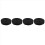 25mmx20m Roll Nylon Tape Strap For Webbing Bag Strapping Belt- Black 1