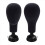 2x Foam Mannequin Hoofd Model Pruiken Display Houder Grijs 6