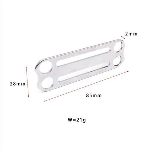 Dykning Sidomonterad Tri-Glide Bälte BCD Fixeringsspänne Rep 1