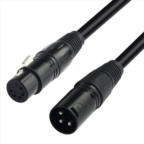 XLR Αρσενικό 3 ακίδων σε XLR Θηλυκό 5 ακίδων για φωτισμό σκηνής μικροφώνου 1