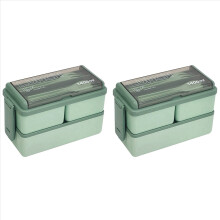 Bento Lunch Box for Adults, Kids Leak for Compartment Slim Container