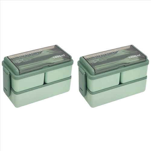 Bento Lunch Box for Adults, Kids Leak for Compartment Slim Container