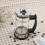 Coffee Maker Pot, Stainless Steel Glass Coffee Pot,for Making Tea 2