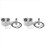 Kit de segments de piston pour moto, 15 mm, joint de segment de piston de cylindre 1