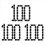 100 stk. mini-skummikrofonvindskjerm for headsetmikrofoner 1