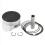 Kit de segments de piston pour moto, 15 mm, joint de segment de piston de cylindre 4