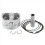 Kit de segments de piston pour moto, 15 mm, joint de segment de piston de cylindre 3