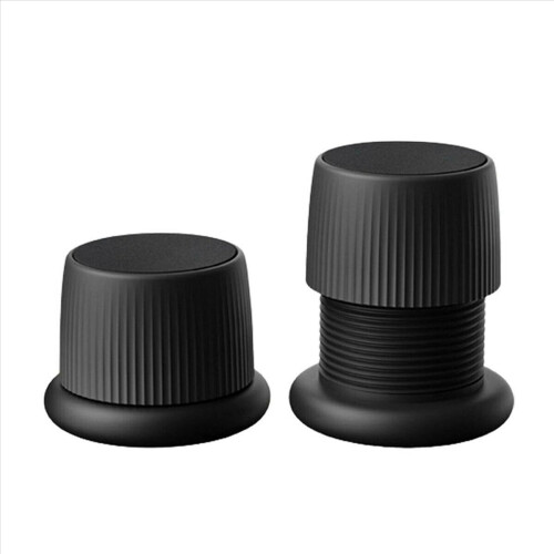 2X Elevadores de Cama Ajustáveis Móveis Sofá Mesa Sofá Elevador de Chão - Preto 1
