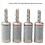 HIFI DIY elektrische audio luidsprekerkabel banaanstekker wit 4