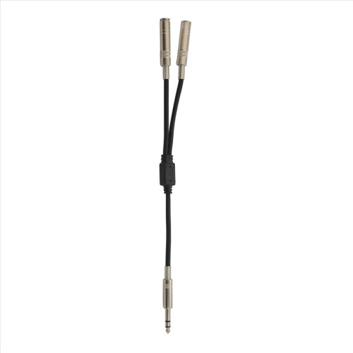 Splitter jack stereo de 6,35 mm și 1/4 inch cu mufă dublă 1