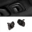 2 stk. sorte ABS-tagkroge til indvendig bil til V90, S90, XC40, XC60 2